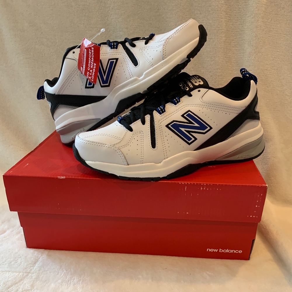 New Balance Men's 608 V5 Casual White/Team Royal